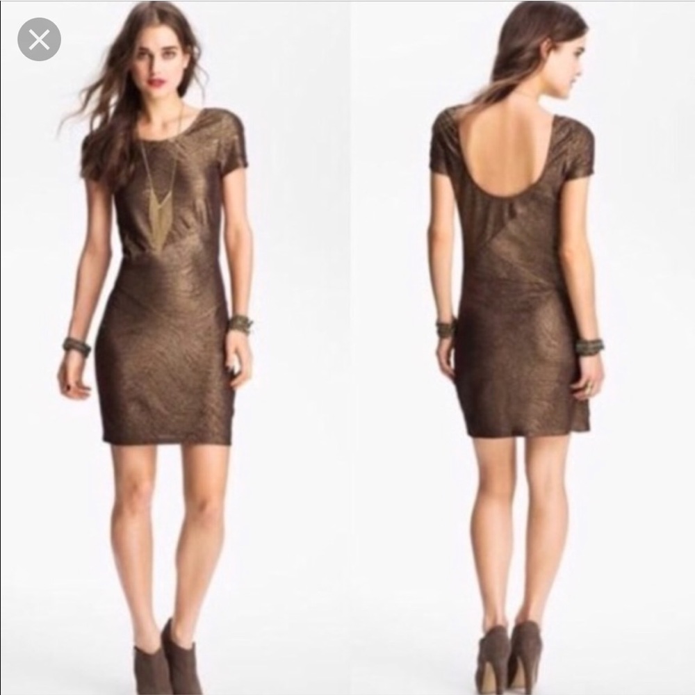 Free People Bronze Dress